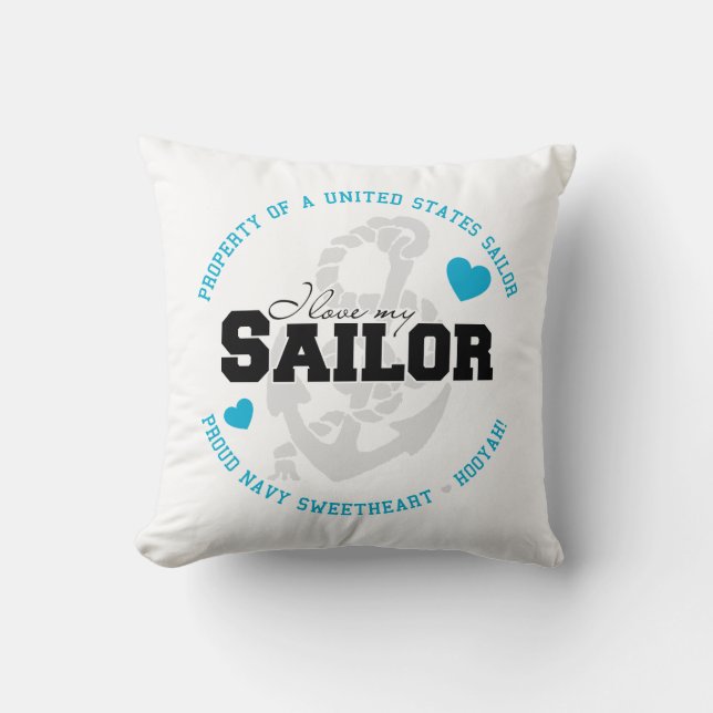 Property of a Sailor Cushion (Front)