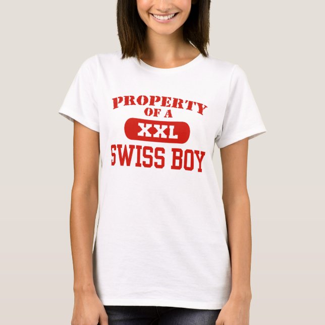 Property Of a Swiss Boy T-Shirt (Front)