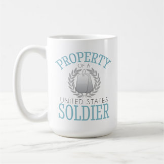 Property of a U.S. Soldier (Teal) Mug
