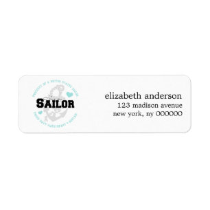 Property of a US Sailor Address Labels