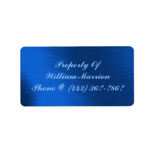 PROPERTY OF-ADDRESS LABEL