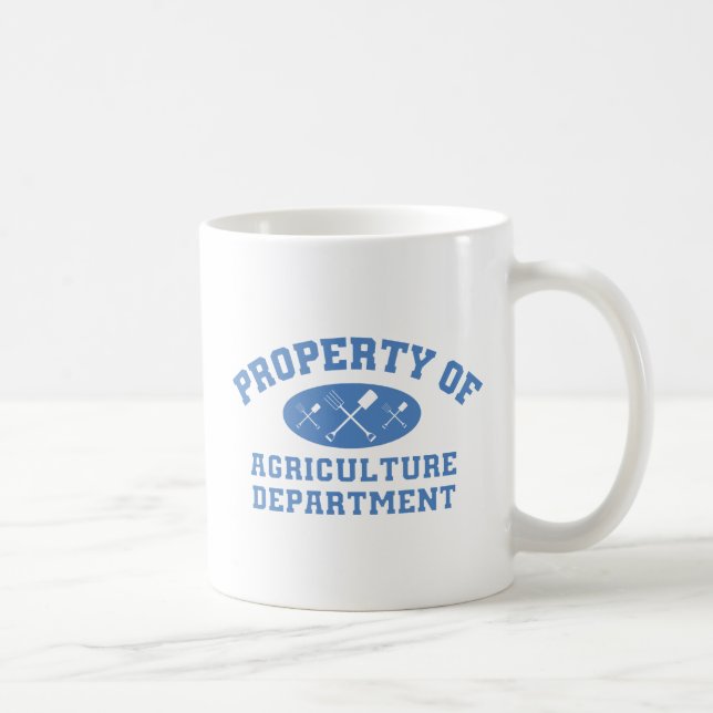 Property Of Agriculture Department (blue) Mug (Right)