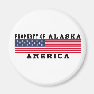Property Of Alaska Magnet