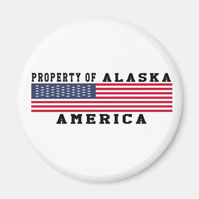Property Of Alaska Magnet (Front)