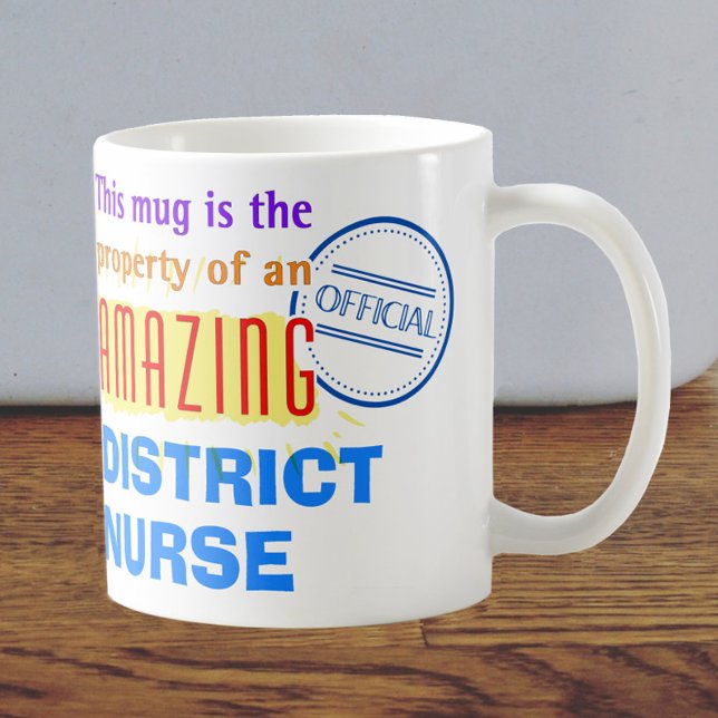 Property of an Amazing District Nurse Coffee Mug (Creator Uploaded)
