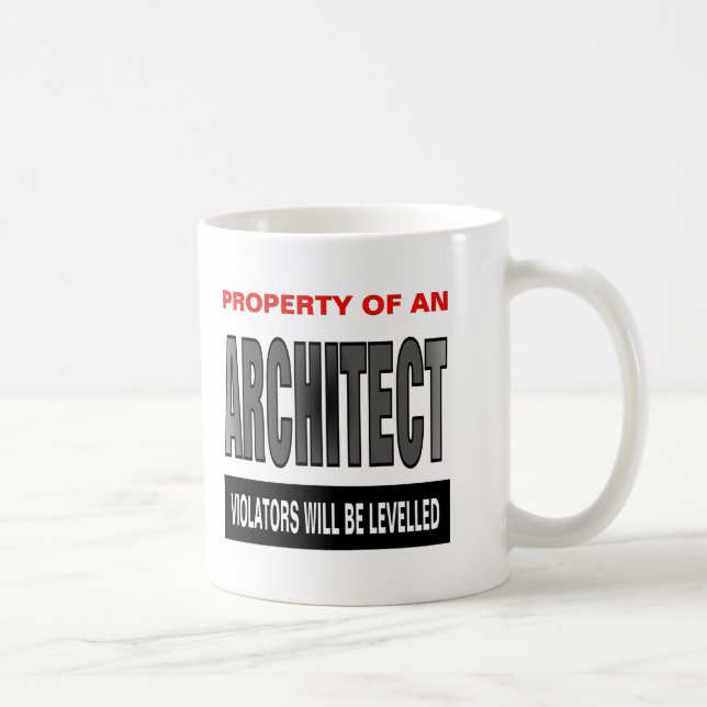 Property Of An Architect Coffee Mug (Right)