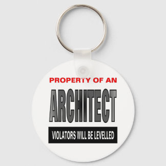 Property Of An Architect Key Ring