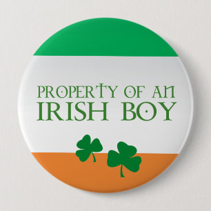 Property of an Irish boy 10 Cm Round Badge