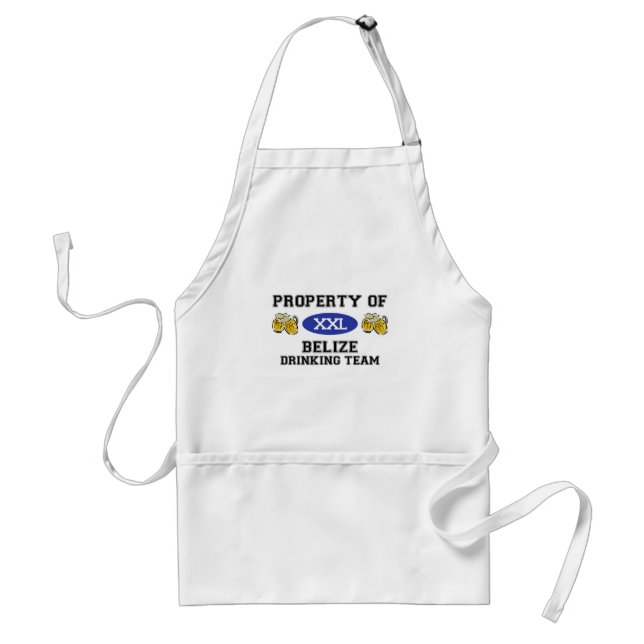 Property of Belise Drinking Team Standard Apron (Front)