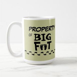 PROPERTY OF BIG FOOT mug