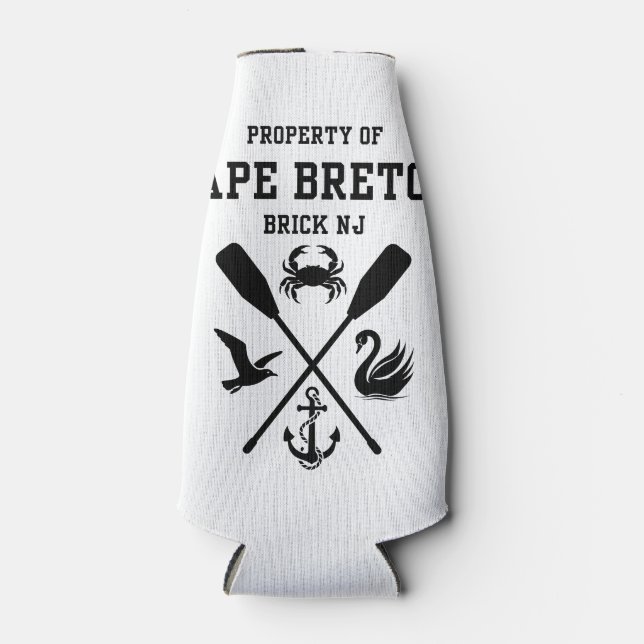 Property of Cape Breton Bottle Cooler (Front)