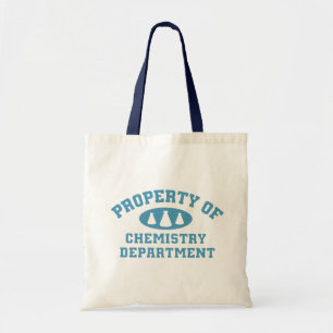 Property Of Chemistry Department (blue) Tote Bag