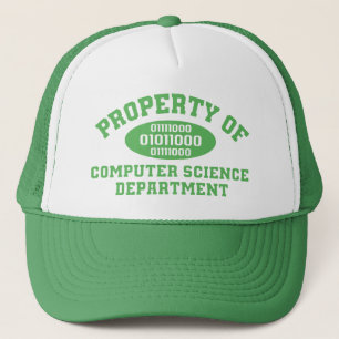 Property Of Computer Science Department (green) Trucker Hat