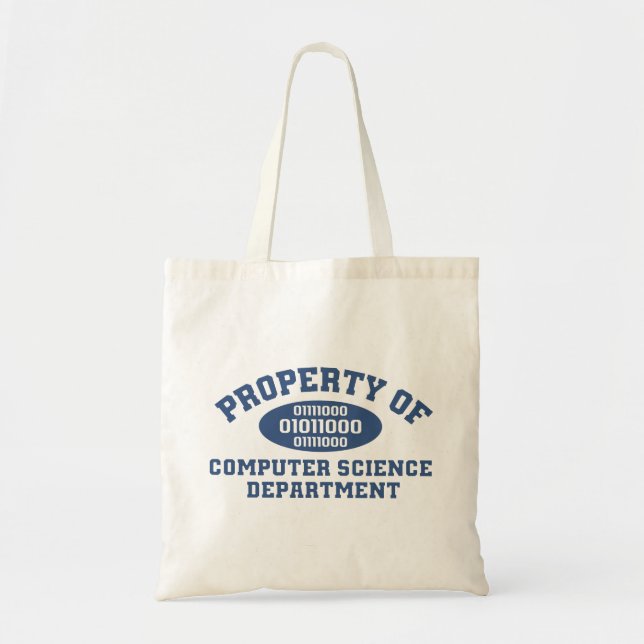 Property Of Computer Science Department Tote Bag (Front)