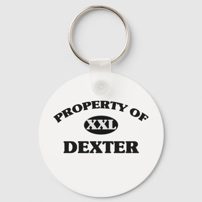 Property of DEXTER Key Ring (Front)