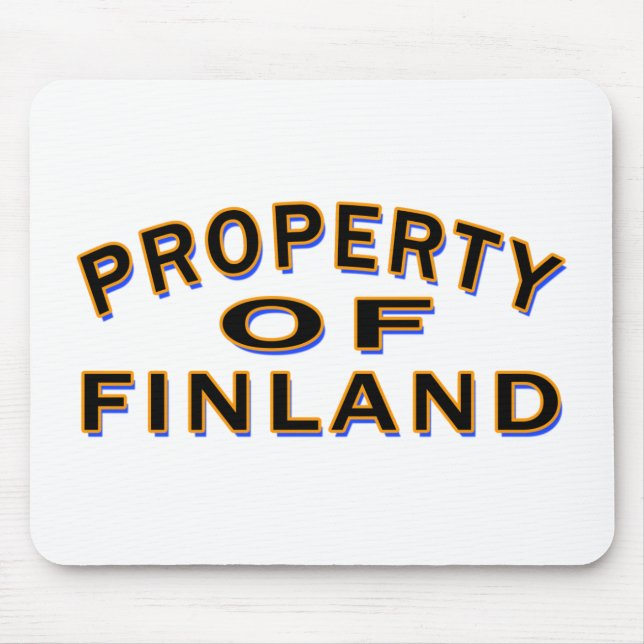 Property Of Finland Mouse Pad (Front)