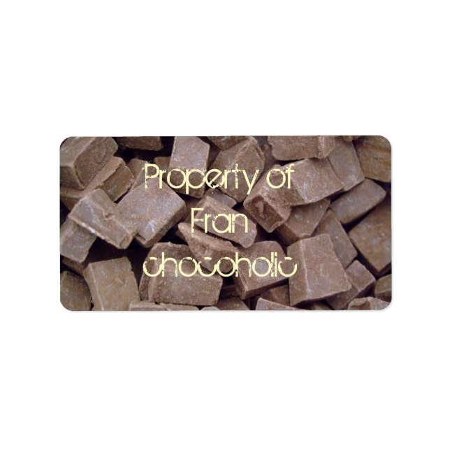Property of Franchocoholic Label (Front)