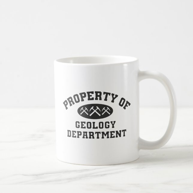 Property Of Geology Department Mug (Right)