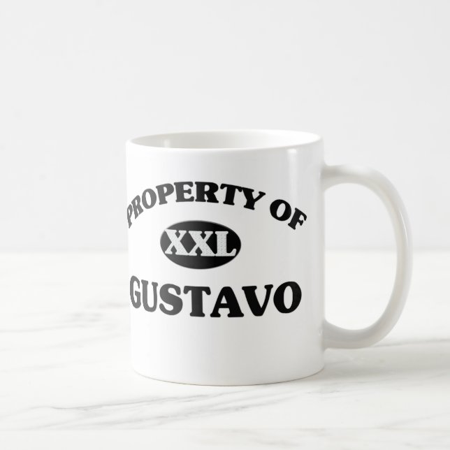 Property of GUSTAVO Coffee Mug (Right)