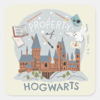 Property of Hogwarts Cartoon Graphic