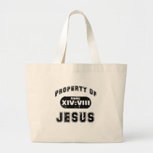 Property of Jesus Large Tote Bag