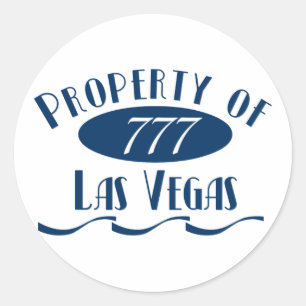 Property of Las Vegas Classic Round Sticker