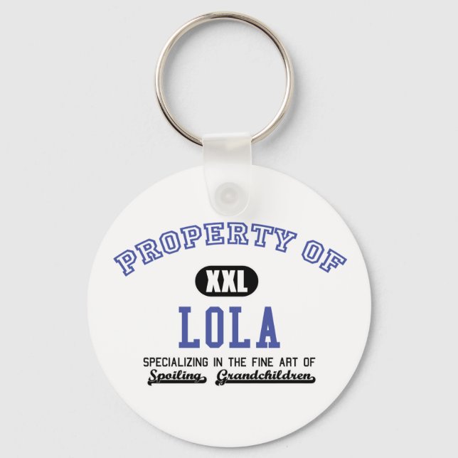 Property of Lola Key Ring (Front)