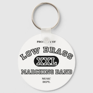 Property of Low Brass Key Ring