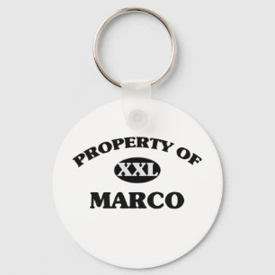 Property of MARCO Key Ring