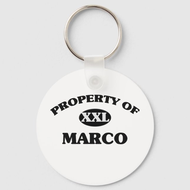 Property of MARCO Key Ring (Front)