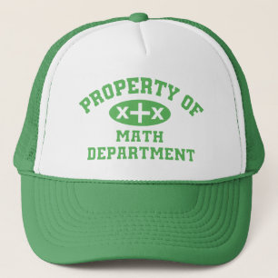 Property Of Math Department (green) Cap