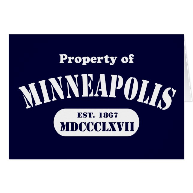 Property of Minneapolis (Front Horizontal)