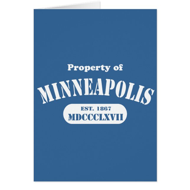 Property of Minneapolis (Front)