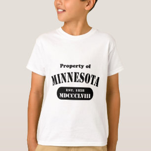 Property of Minnesota - black text T-Shirt