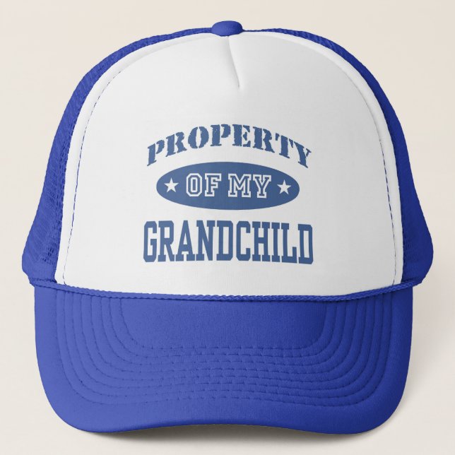 Property of My Grandchild Trucker Hat (Front)