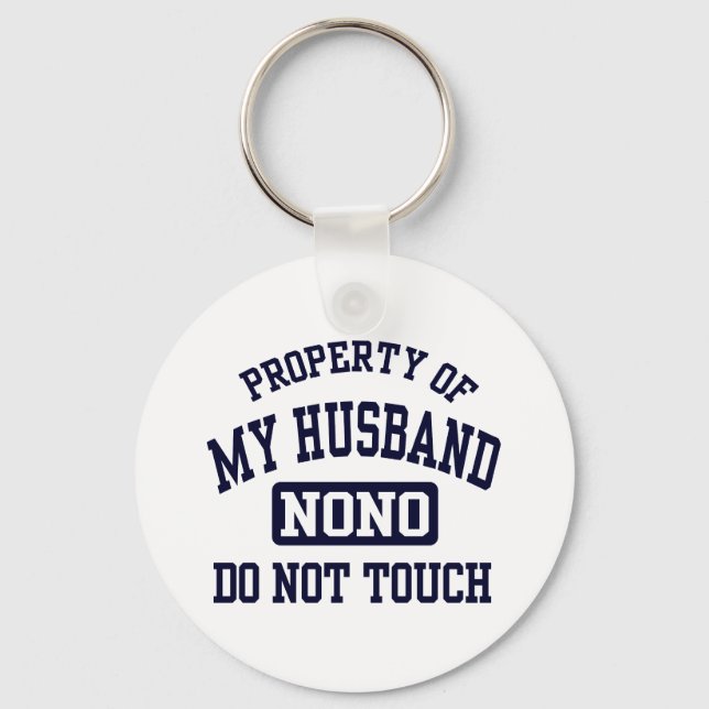 Property of my Husband Key Ring (Front)
