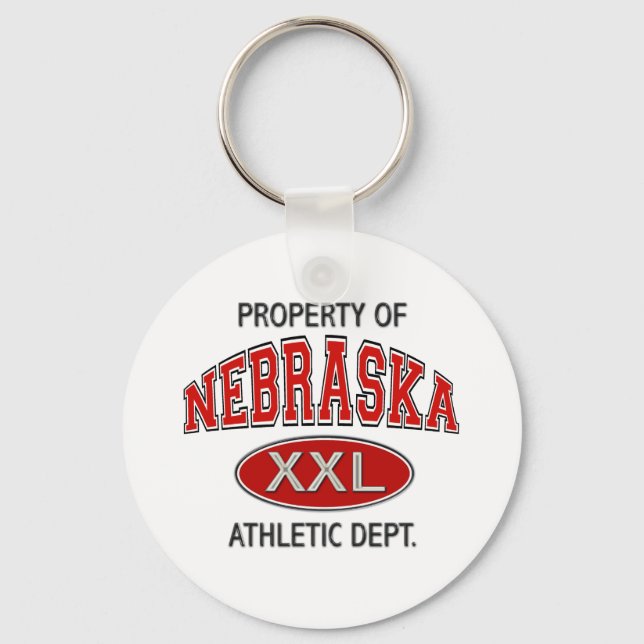 PROPERTY OF NEBRASKA KEY RING (Front)