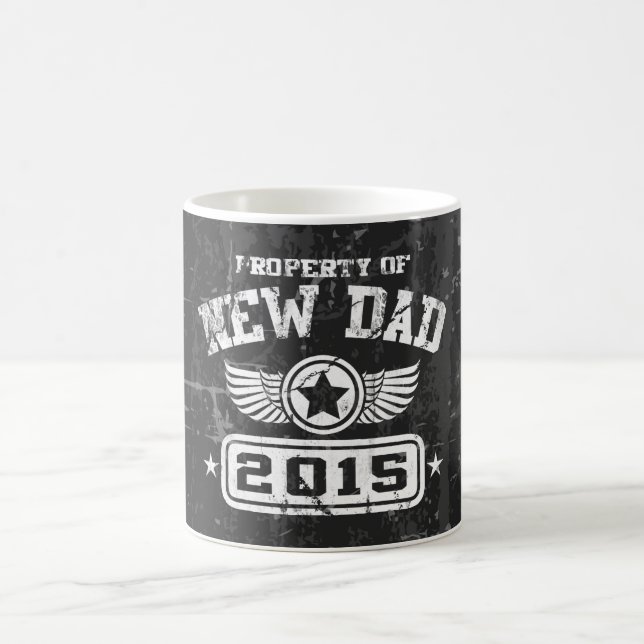 Property Of New Dad 2015 Coffee Mug (Center)