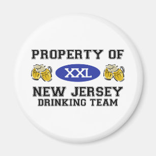Property of New Jersey Drinking Team Magnet