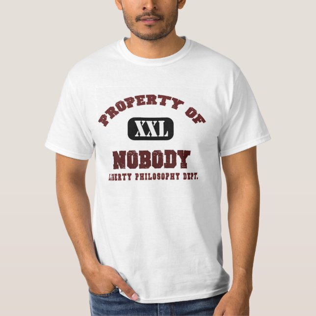 "Property of Nobody" T-shirt (Front)