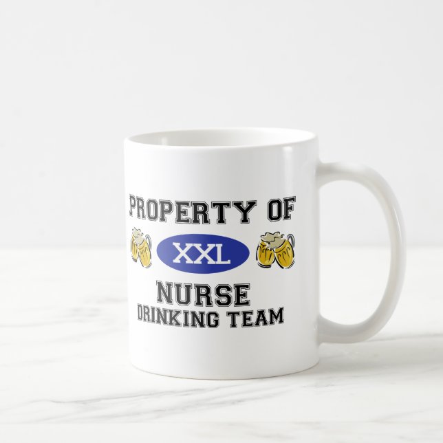 Property of Nurse Drinking Team Coffee Mug (Right)