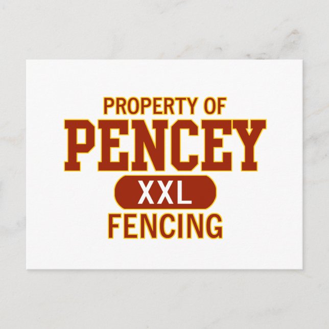 Property of Pencey Postcard (Front)