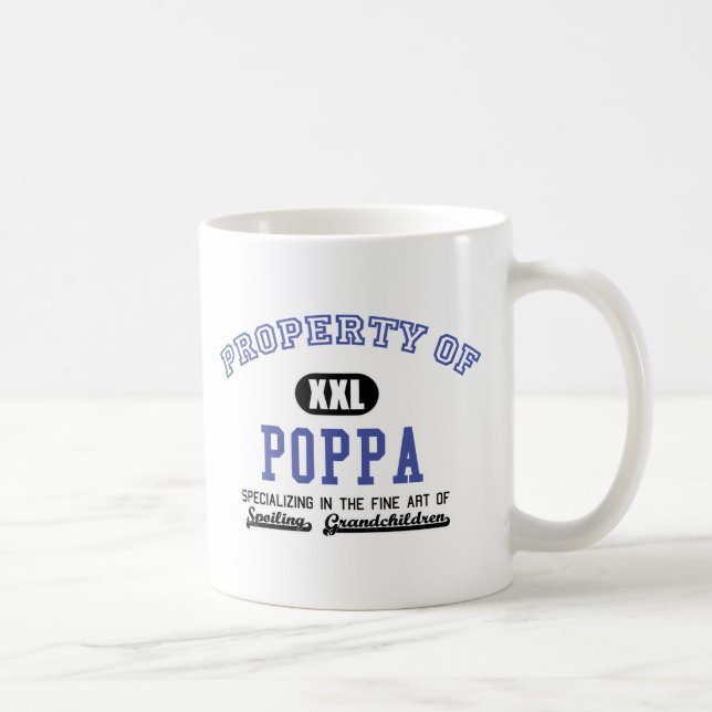 Property of Poppa Coffee Mug (Right)