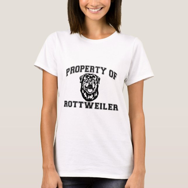 Property of Rottweiler T-Shirt (Front)