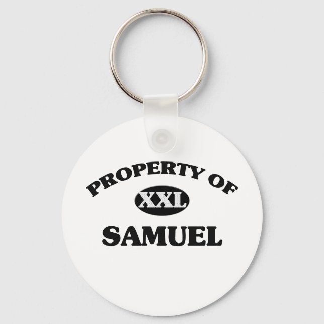 Property of SAMUEL Key Ring (Front)