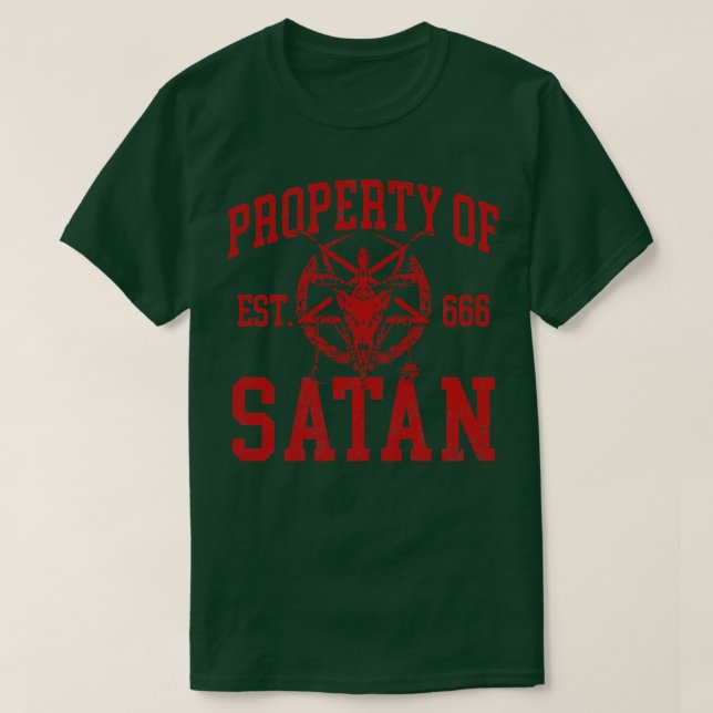property of satan T-Shirt (Design Front)