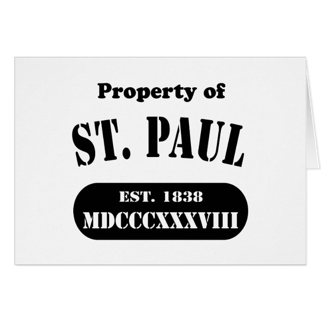 Property of St. Paul (Front Horizontal)