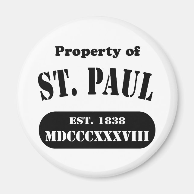 Property of St. Paul Magnet (Front)