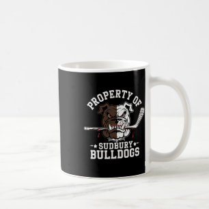 Property Of Sudbury Bulldog Funny Hockey Dog Lover Coffee Mug