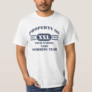 Property of Swimming Team T-Shirt
